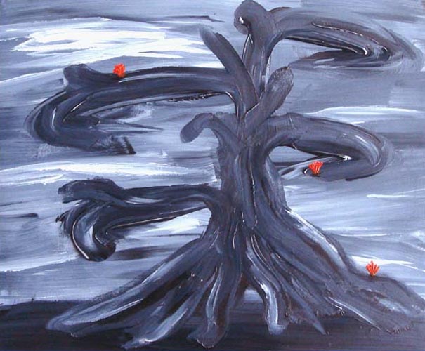 Abstrait: Arbre en fleur